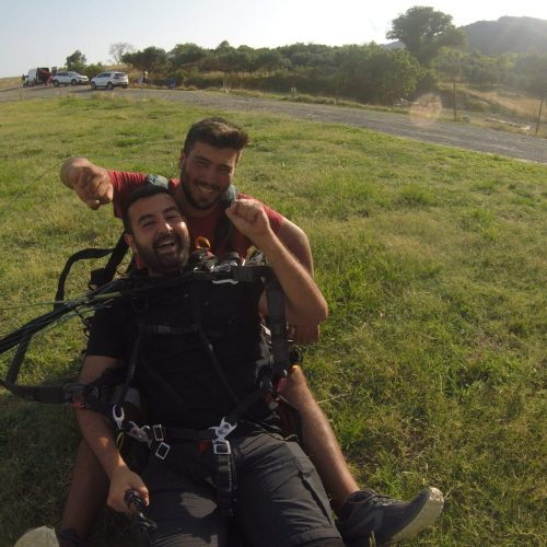 Tekirdağ Uçmakdere yamaç paraşütü inişi